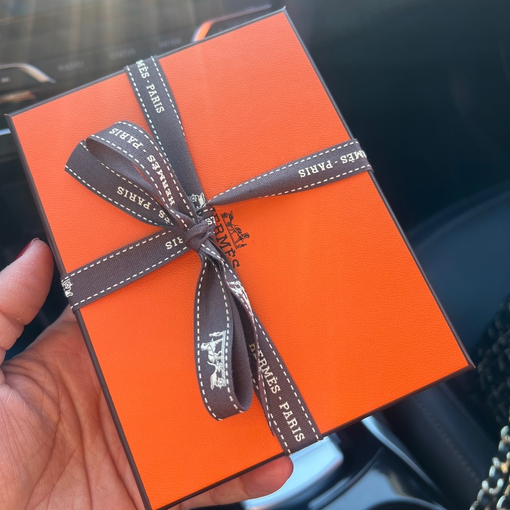 Hermes Wallet Box with Bag